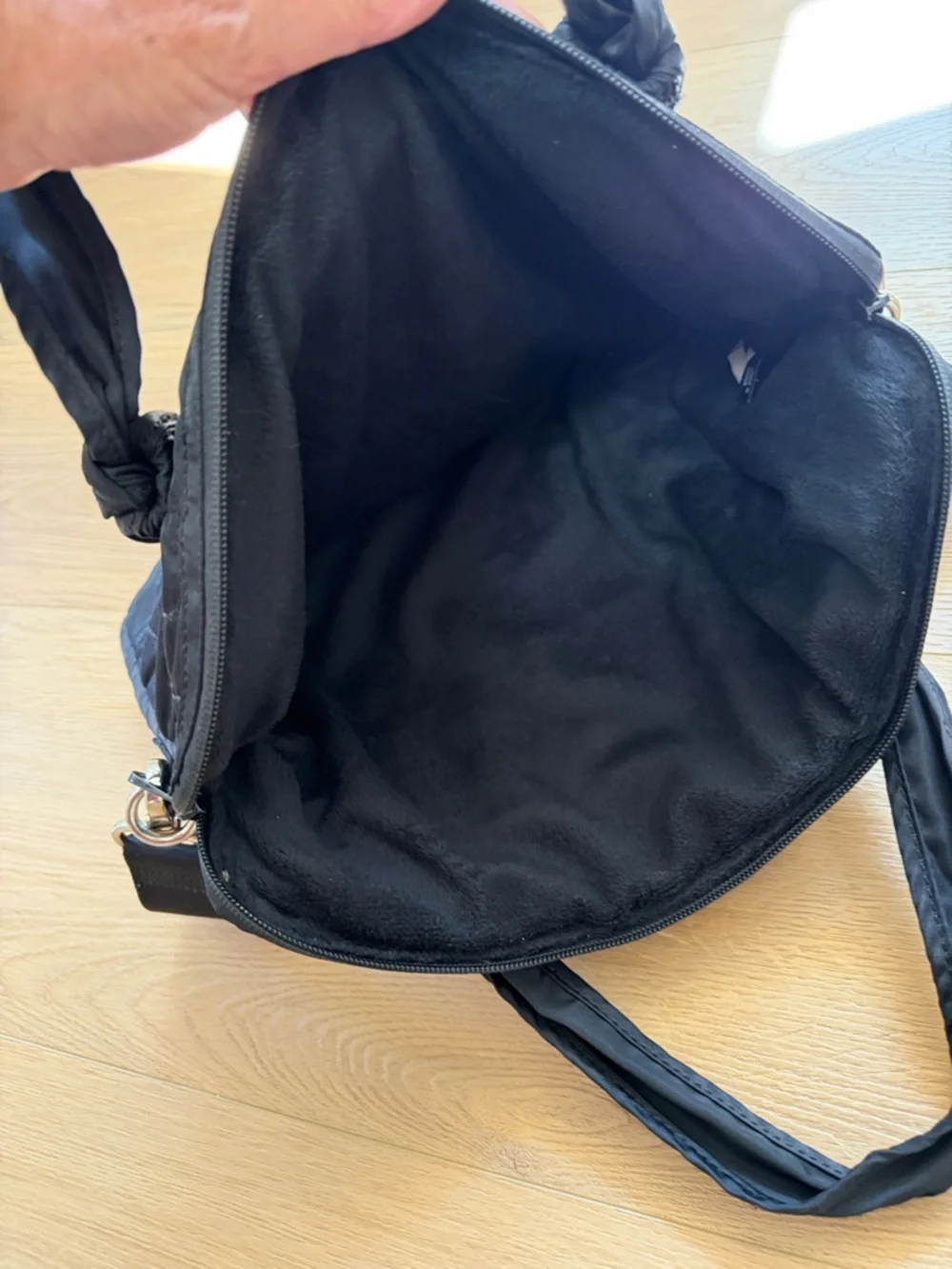 Marc Jacobs Black Quilted Nylon Laptop Tote